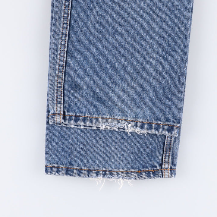 Levi's 505 tapered denim pants for men, equivalent to w35 cotton blue type Vintage Second Hand