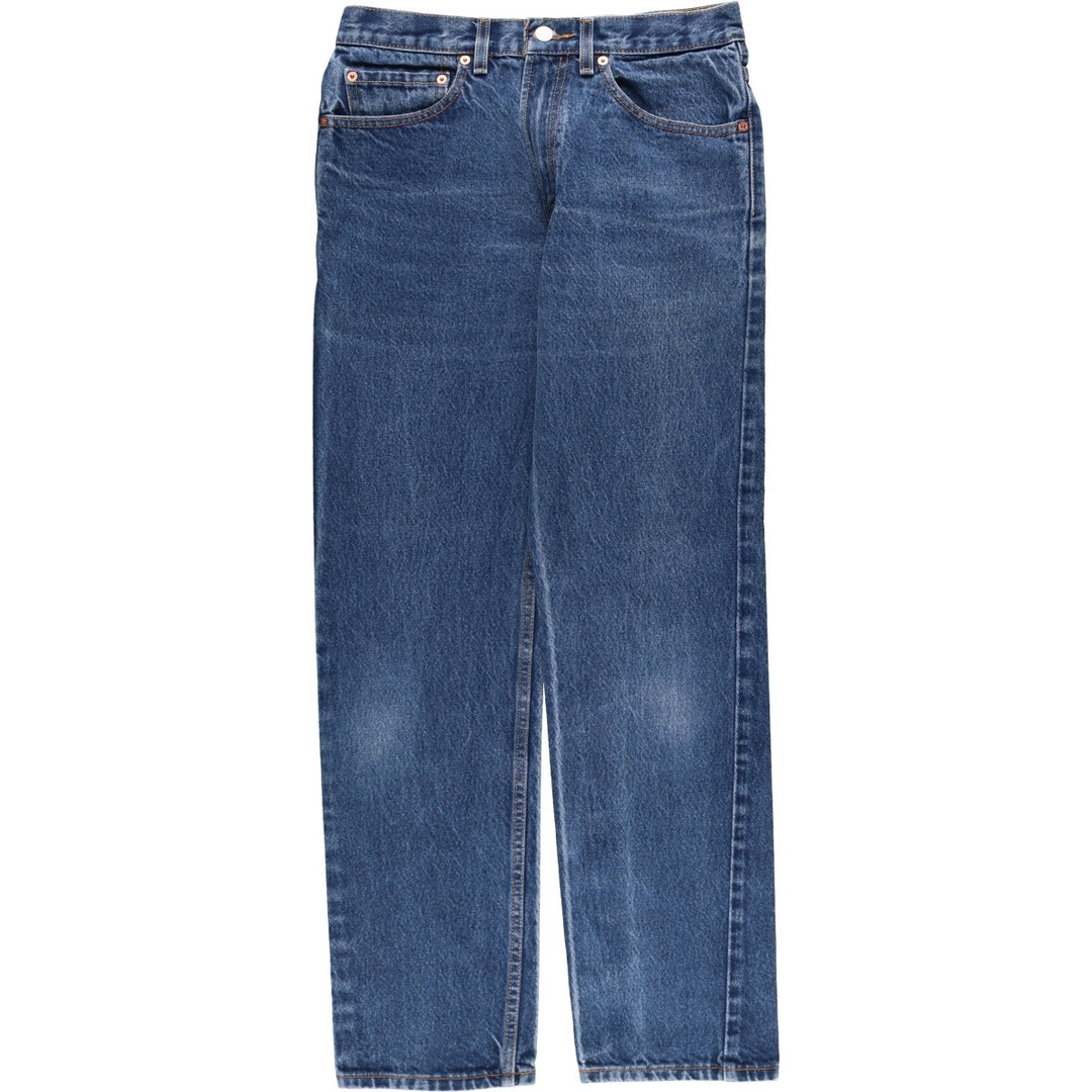 Levi's 505 REGULAR FIT tapered denim pants for men, size w31, zipper fly cotton blue type Vintage Second Hand