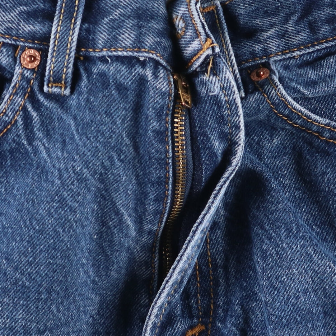 Levi's 505 REGULAR FIT tapered denim pants for men, size w31, zipper fly cotton blue type Vintage Second Hand