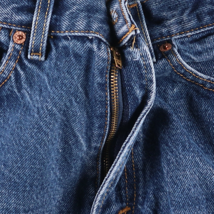 Levi's 505 REGULAR FIT tapered denim pants for men, size w31, zipper fly cotton blue type Vintage Second Hand