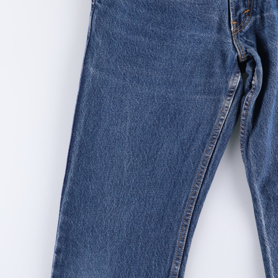 Levi's 505 REGULAR FIT tapered denim pants for men, size w31, zipper fly cotton blue type Vintage Second Hand