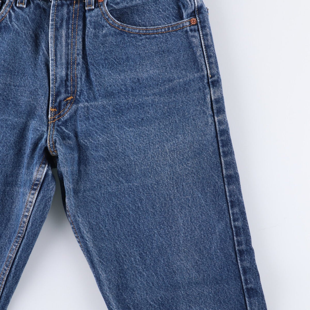 Levi's 505 REGULAR FIT tapered denim pants for men, size w31, zipper fly cotton blue type Vintage Second Hand