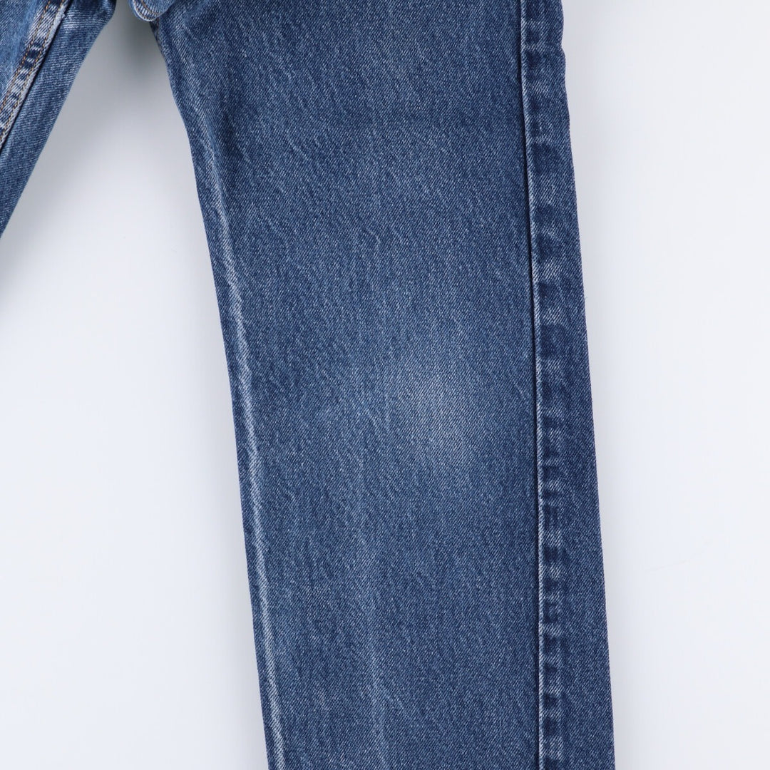 Levi's 505 REGULAR FIT tapered denim pants for men, size w31, zipper fly cotton blue type Vintage Second Hand