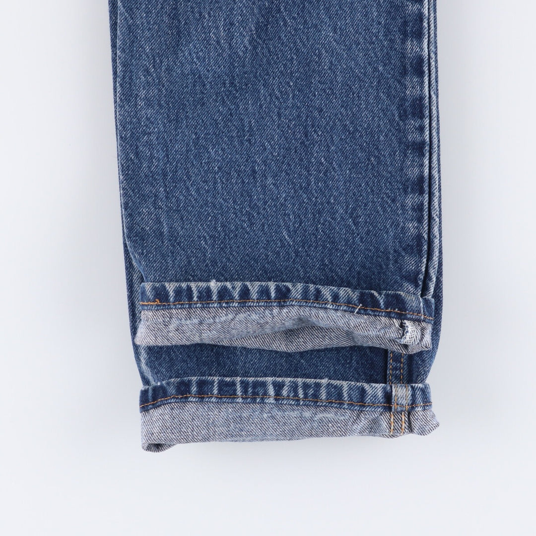 Levi's 505 REGULAR FIT tapered denim pants for men, size w31, zipper fly cotton blue type Vintage Second Hand