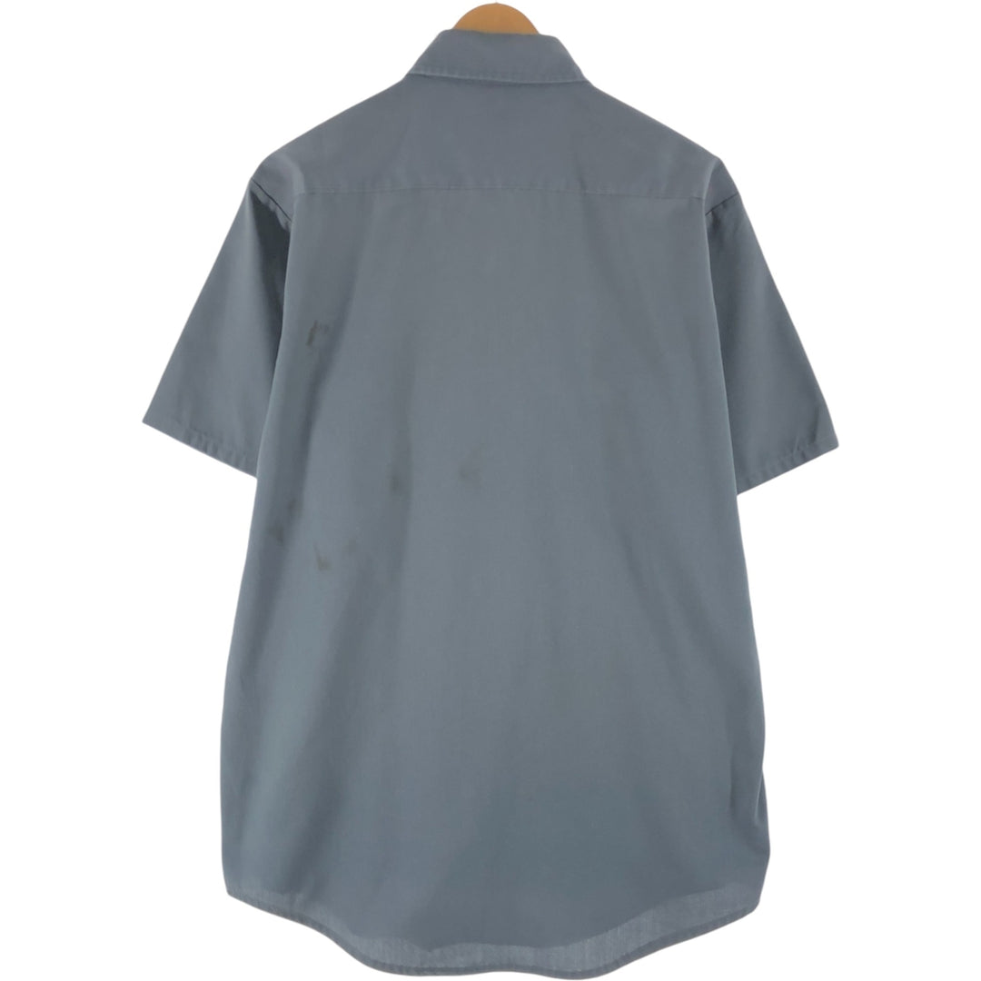 90'S BIG MAC short sleeve work shirt, vintage, size L for men unknown gray type Vintage Second Hand