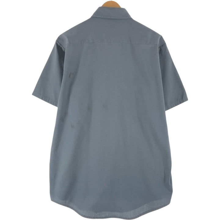 90'S BIG MAC short sleeve work shirt, vintage, size L for men unknown gray type Vintage Second Hand