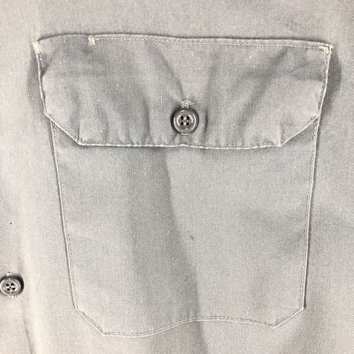 90'S BIG MAC short sleeve work shirt, vintage, size L for men unknown gray type Vintage Second Hand