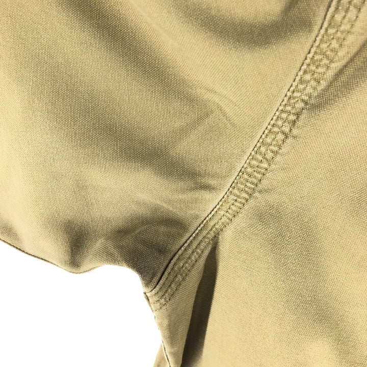 Carhartt Relax Fit Duck Button-down Short Sleeve Work Shirt, Men's Size L cotton Khaki type Vintage Second Hand