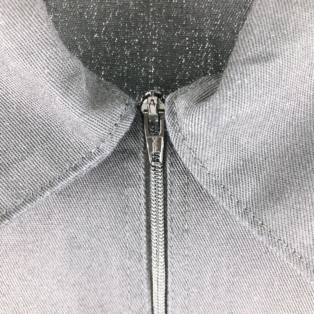 90'S Ben Davis pullover half zip short sleeve work shirt box shirt made in USA men's size L vintage cotton black type Vintage Second Hand