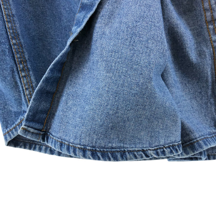 Key Long Sleeve Denim Western Shirt, Men's Size L cotton blue type Vintage Second Hand