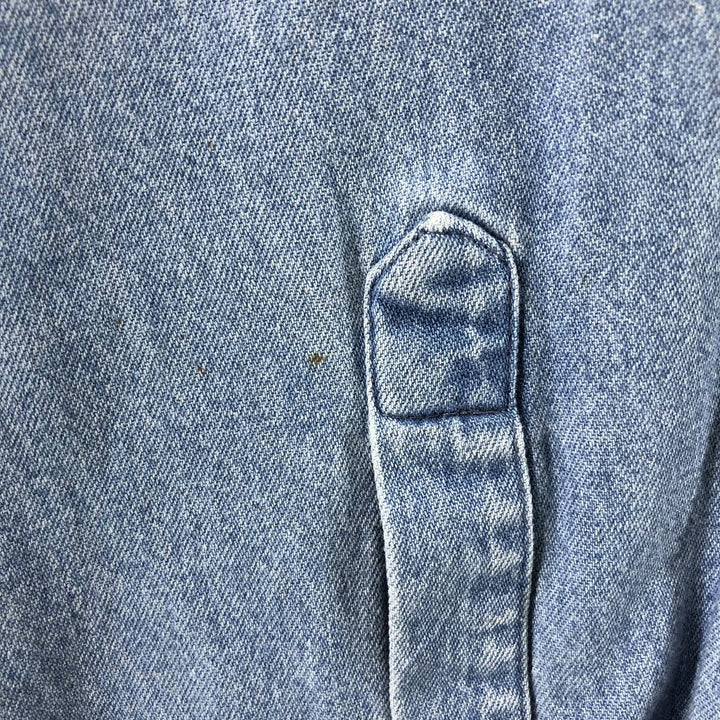 Dickies Long Sleeve Button Down Denim Shirt Men's XL cotton blue type Vintage Second Hand
