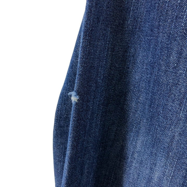 Levi's Modan Fit Long Sleeve Denim Western Shirt, Men's Size L cotton blue type Vintage Second Hand