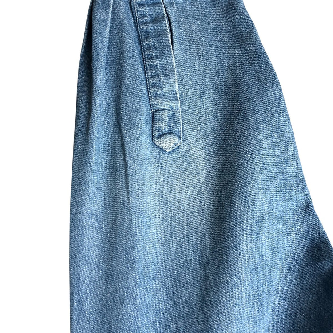 St. John's Bay STJOHNSBAY Long Sleeve Denim Shirt, Men's XL cotton Blue type light blue Vintage Second Hand