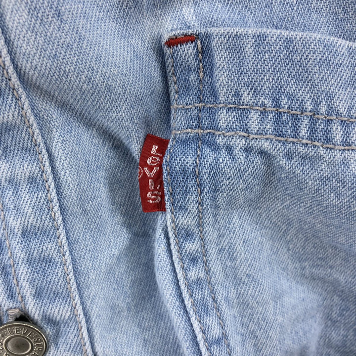 90'S Vintage Levi's Long Sleeve Denim Shirt, Men's Size Medium cotton blue type Vintage Second Hand
