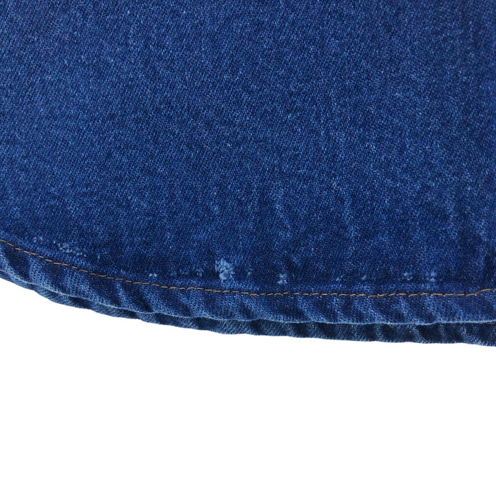 90'S Carhartt Long Sleeve Denim Western Shirt, Men's XL unclear blue type Vintage Second Hand