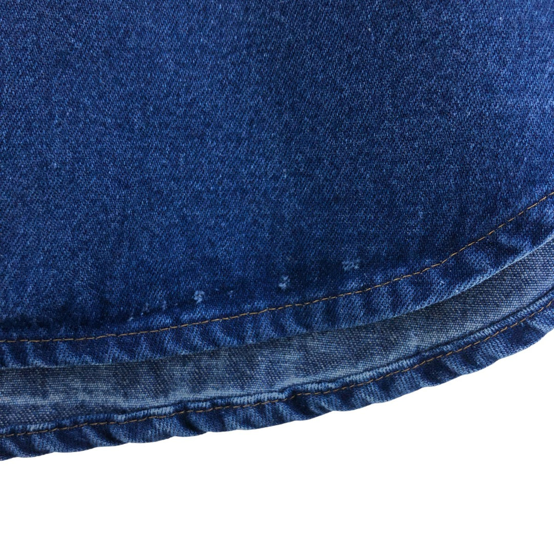 90'S Carhartt Long Sleeve Denim Western Shirt, Men's XL unclear blue type Vintage Second Hand