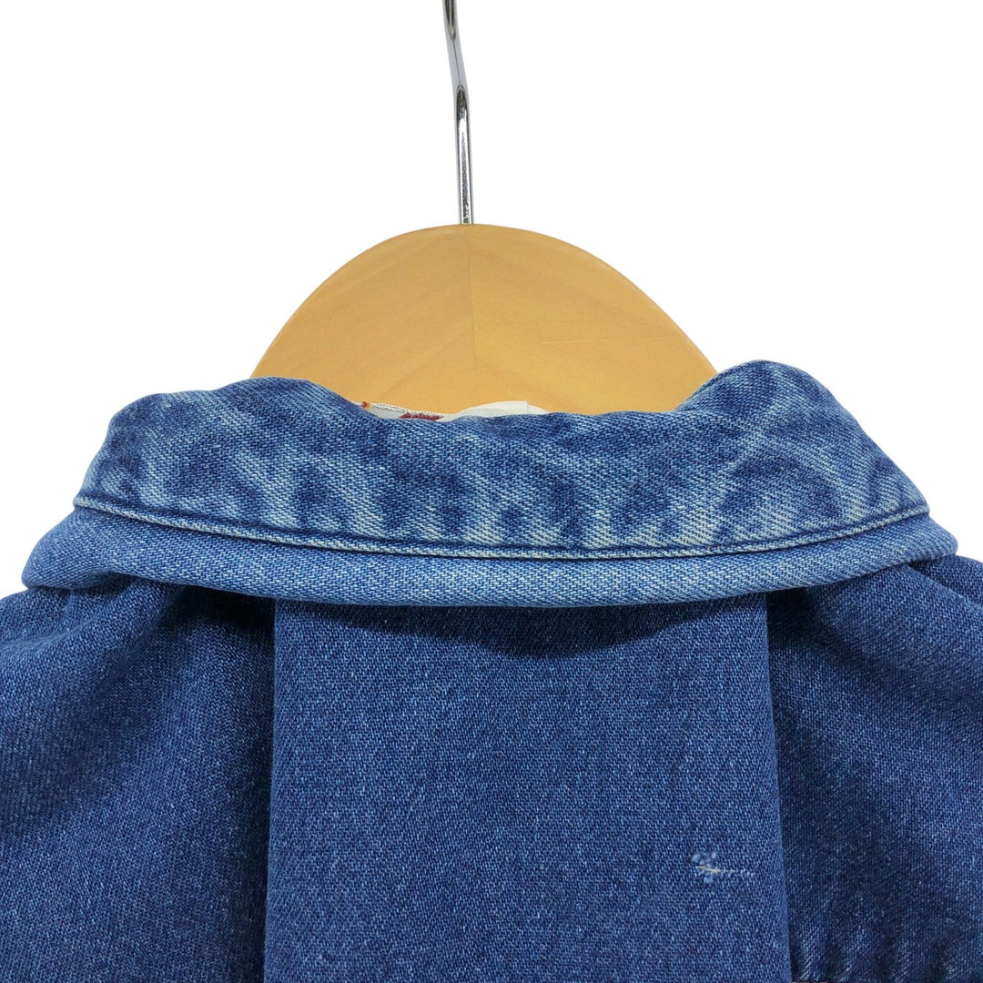 90'S Carhartt Long Sleeve Denim Western Shirt, Men's XL unclear blue type Vintage Second Hand