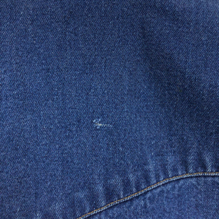 90'S Carhartt Long Sleeve Denim Western Shirt, Men's XL unclear blue type Vintage Second Hand