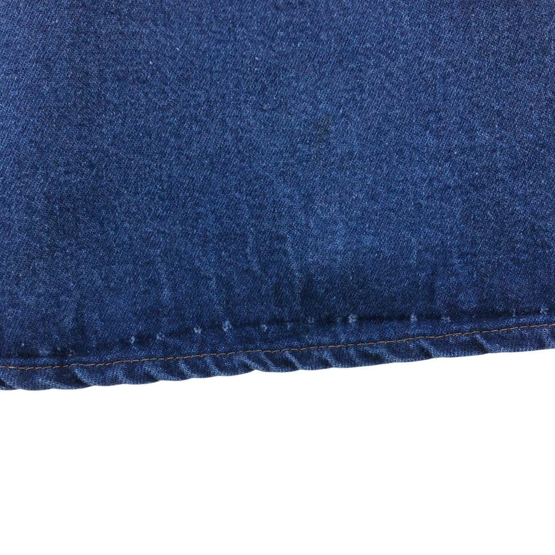 90'S Carhartt Long Sleeve Denim Western Shirt, Men's XL unclear blue type Vintage Second Hand