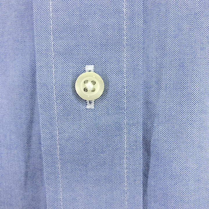 Brooks Brothers 1818 REGENT Long Sleeve Button Down Shirt, Men's Size L cotton Blue type light blue Vintage Second Hand