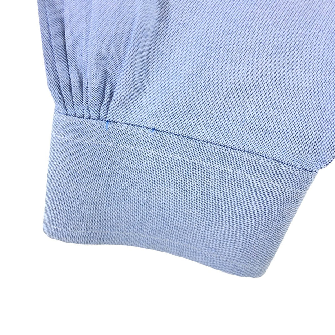 Brooks Brothers 1818 REGENT Long Sleeve Button Down Shirt, Men's Size L cotton Blue type light blue Vintage Second Hand