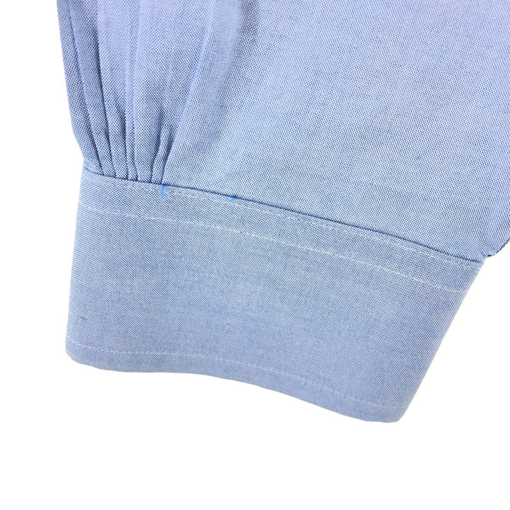Brooks Brothers 1818 REGENT Long Sleeve Button Down Shirt, Men's Size L cotton Blue type light blue Vintage Second Hand