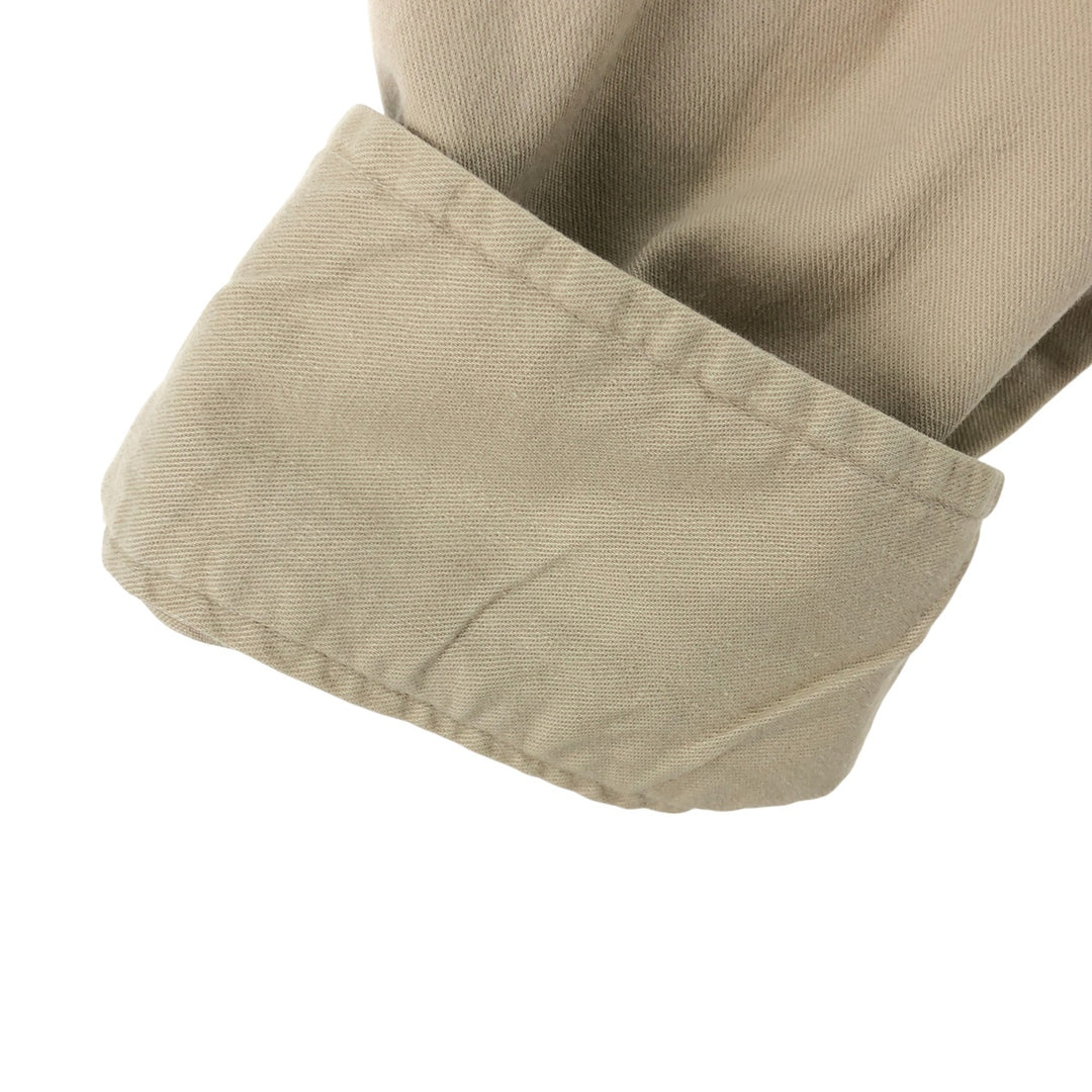 Vintage LLBean long-sleeved cotton shirt from the 1980'S to 1990s, made in the USA, size L. cotton Beige type Vintage Second Hand