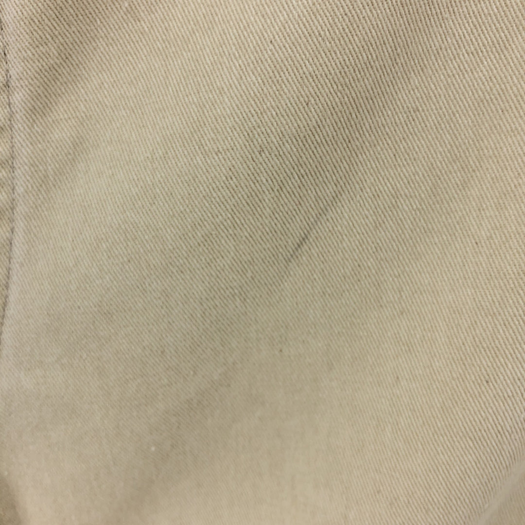 Vintage LLBean long-sleeved button-down shirt from the 1980'S to 1990s, made in Canada, size L. cotton Beige type Vintage Second Hand