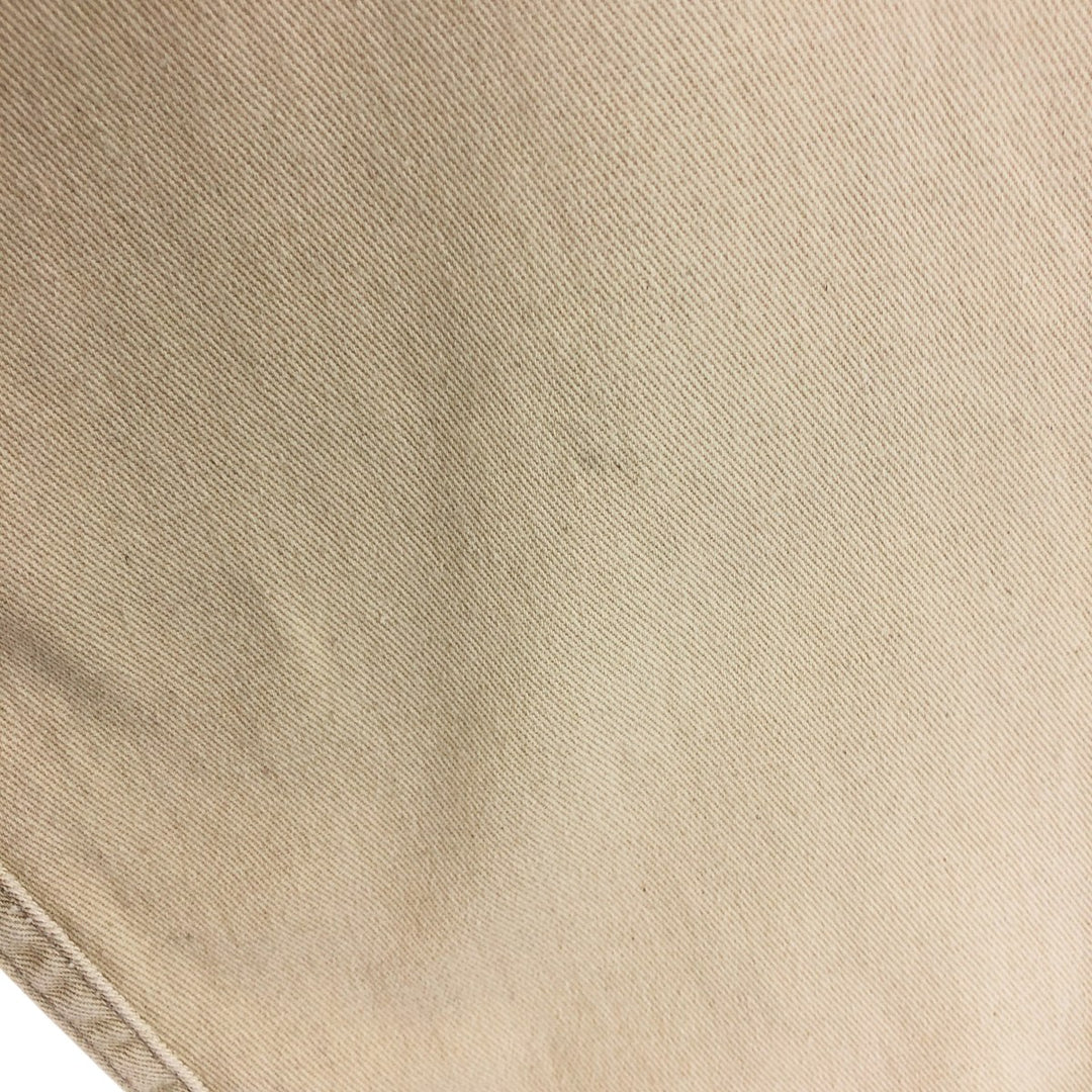 Vintage LLBean long-sleeved button-down shirt from the 1980'S to 1990s, made in Canada, size L. cotton Beige type Vintage Second Hand