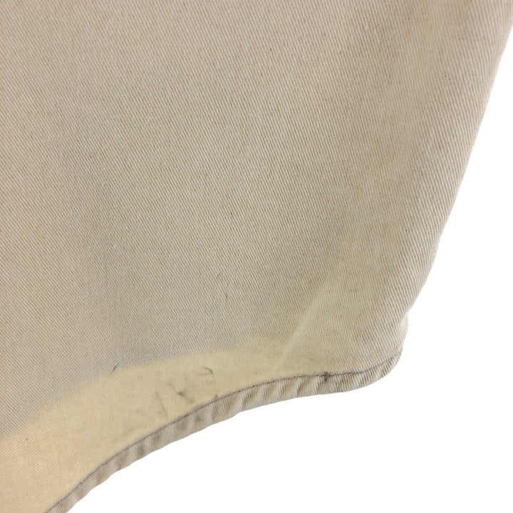 Vintage LLBean long-sleeved button-down shirt from the 1980'S to 1990s, made in Canada, size L. cotton Beige type Vintage Second Hand