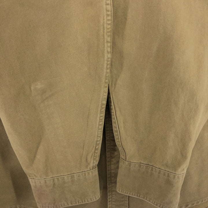 Vintage LLBean long-sleeved cotton shirt from the 1980'S to 1990s, made in the USA, size L. cotton Camel type Vintage Second Hand