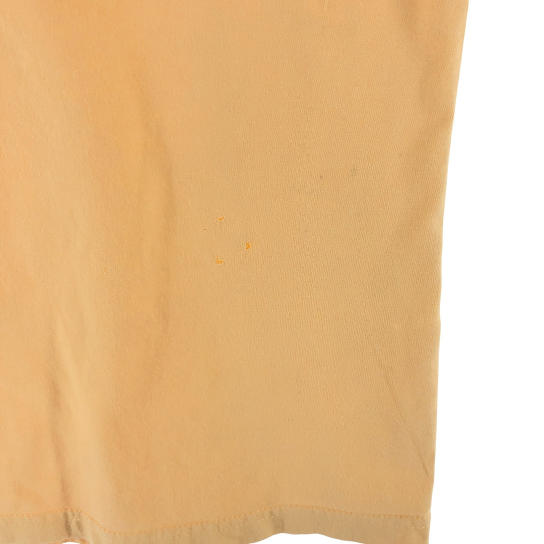 00'S Harley-Davidson Hanes Motorcycle Bike T-shirt Made in USA Men's M size cotton unbleached Vintage Second Hand