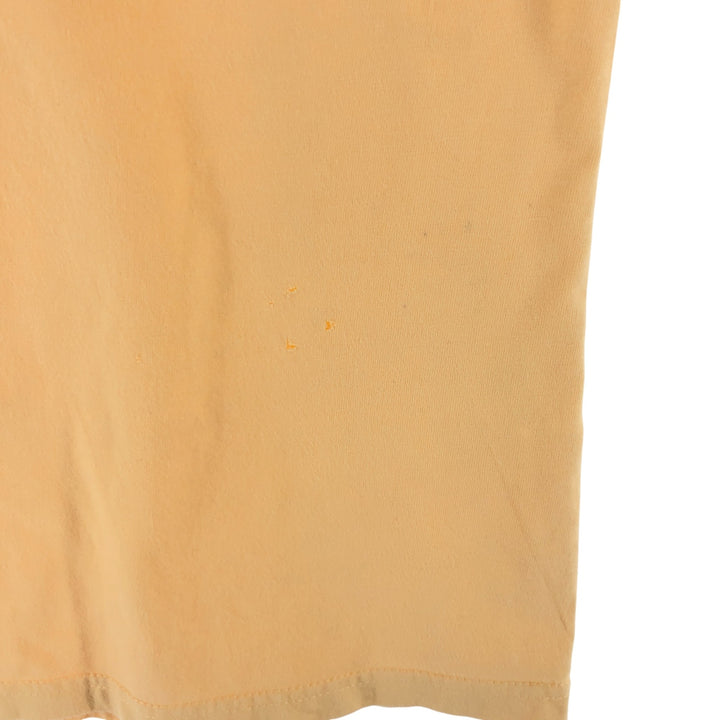 00'S Harley-Davidson Hanes Motorcycle Bike T-shirt Made in USA Men's M size cotton unbleached Vintage Second Hand