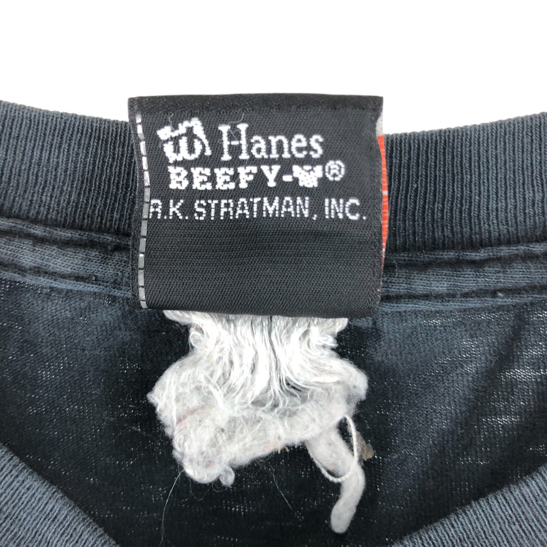 00'S Harley-Davidson Hanes Motorcycle Bike T-shirt Men's L size unknown black type Vintage Second Hand