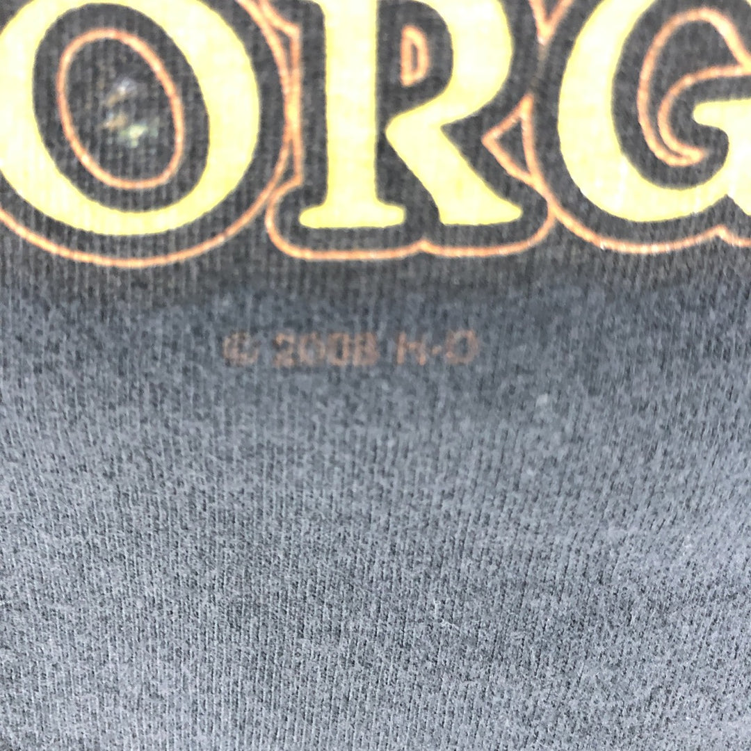 00'S Harley-Davidson Motorcycle Bike T-shirt Made in USA Men's M size cotton black type Vintage Second Hand