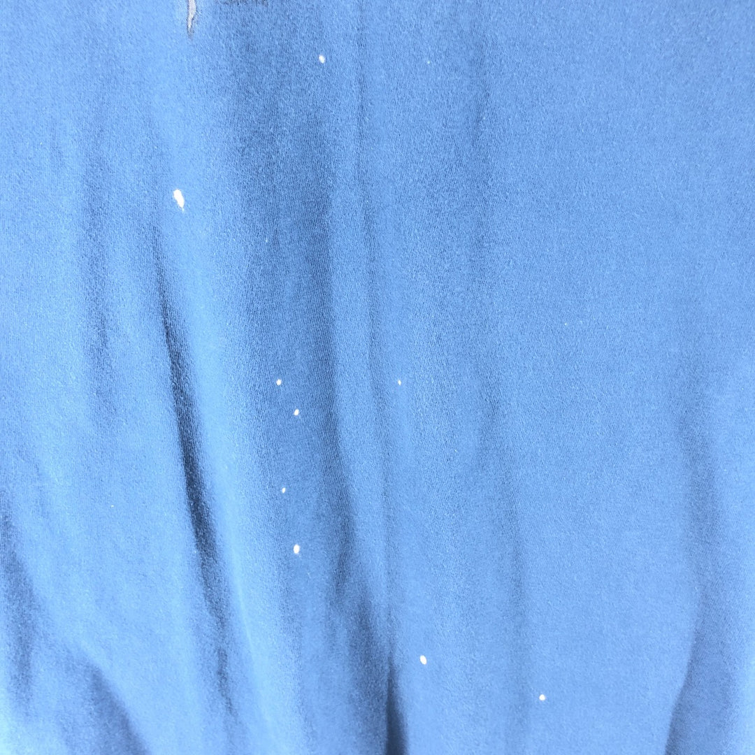 00'S Harley-Davidson Motorcycle Bike T-shirt Made in USA Men's XXL cotton blue type Vintage Second Hand