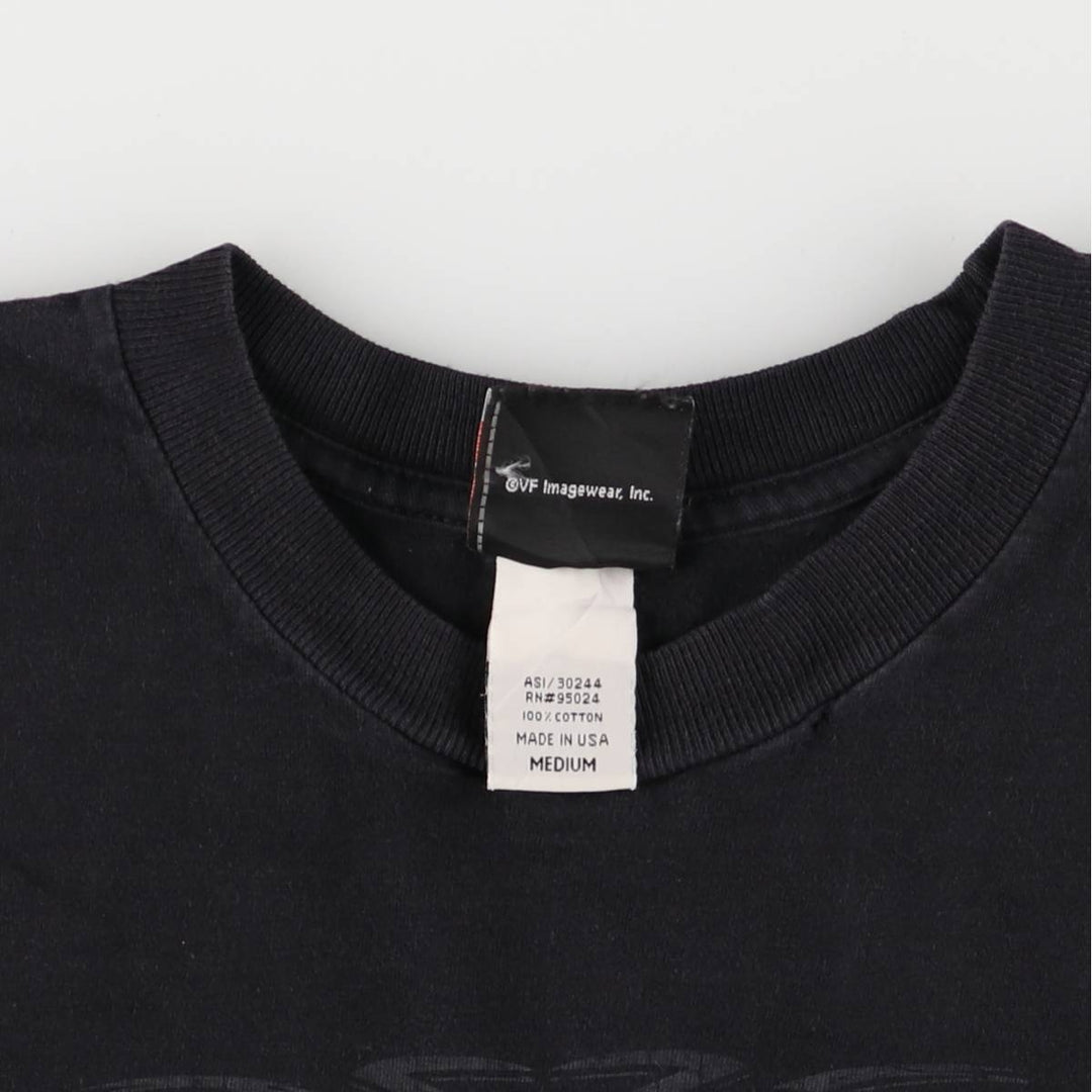 00'S Harley-Davidson Motorcycle Bike T-shirt Made in USA Men's M size cotton black type Vintage Second Hand