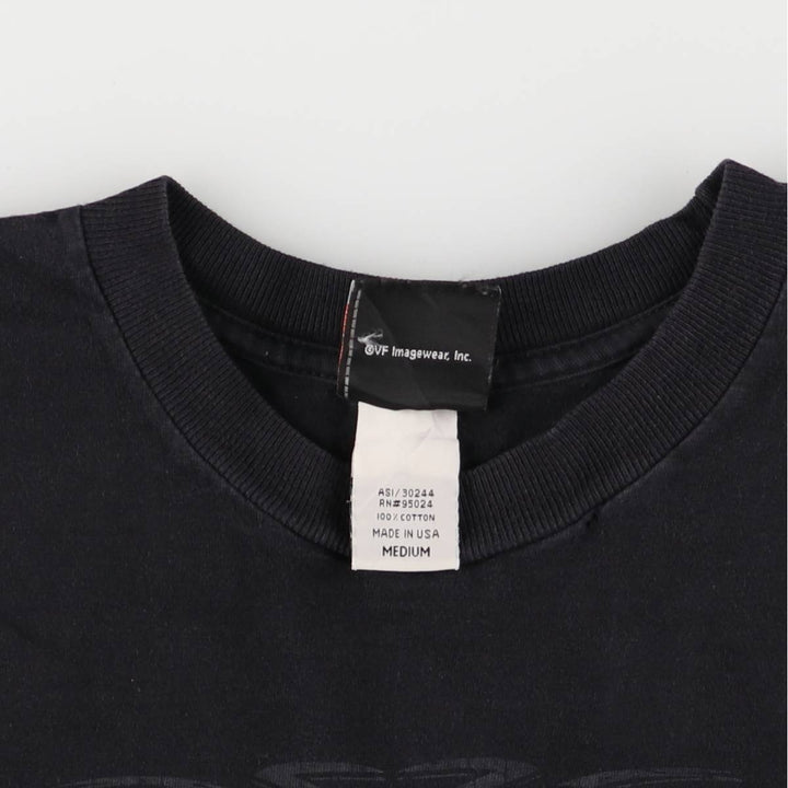 00'S Harley-Davidson Motorcycle Bike T-shirt Made in USA Men's M size cotton black type Vintage Second Hand