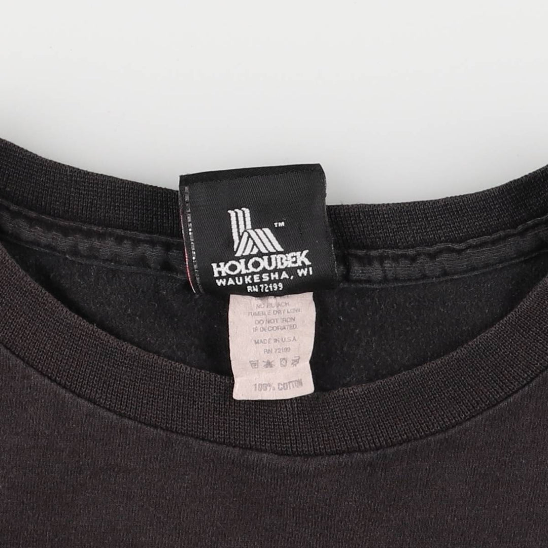 00'S Harley-Davidson Motorcycle Bike T-shirt Made in USA Men's XL cotton black type Vintage Second Hand