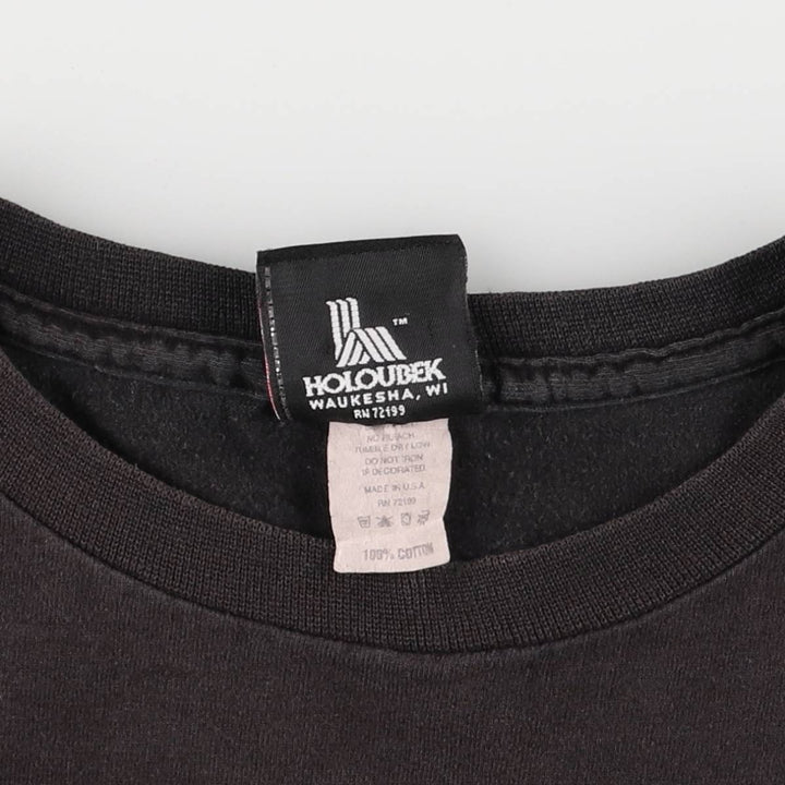 00'S Harley-Davidson Motorcycle Bike T-shirt Made in USA Men's XL cotton black type Vintage Second Hand