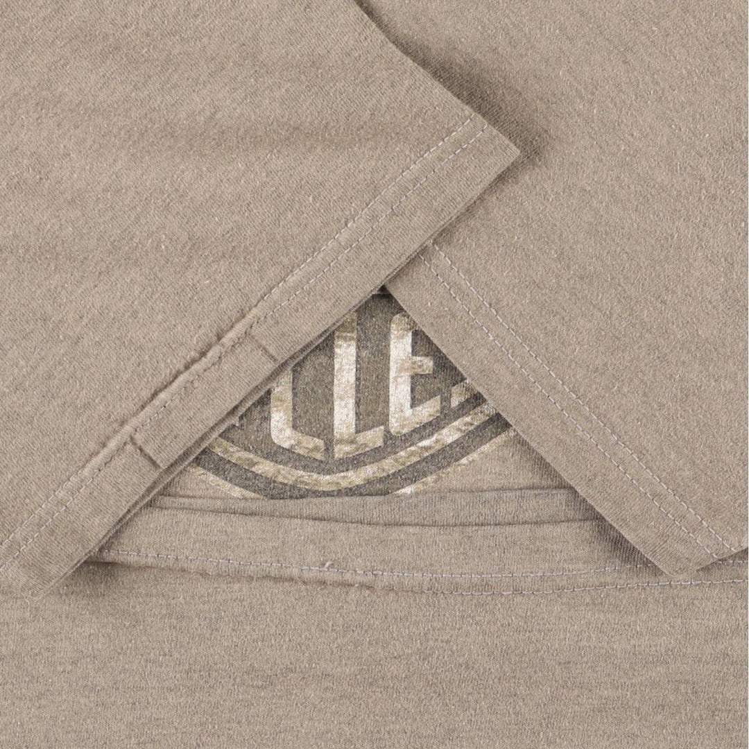 00'S Harley-Davidson Motorcycle Bike T-shirt Made in USA Men's L size cotton Khaki type Vintage Second Hand