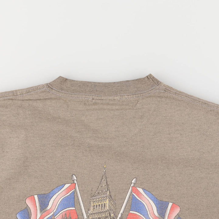 00'S Harley-Davidson Motorcycle Bike T-shirt Made in USA Men's L size cotton Khaki type Vintage Second Hand