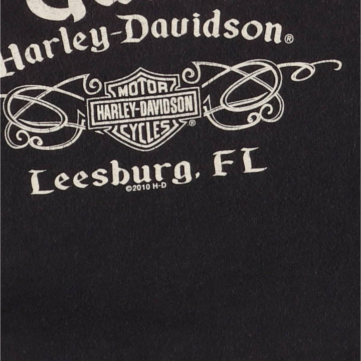 Harley-Davidson Cutout Tank Top Women's XL cotton black type Vintage Second Hand