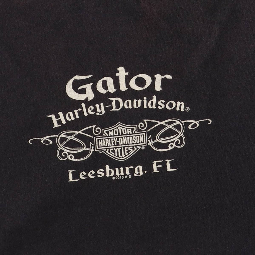 Harley-Davidson Cutout Tank Top Women's XL cotton black type Vintage Second Hand