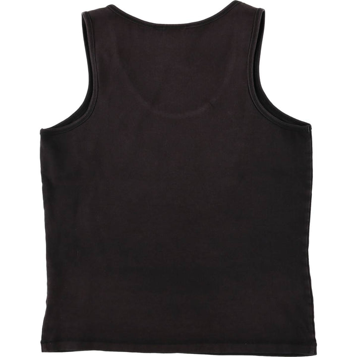 Harley-Davidson Studded Tank Top for Women (Size L) cotton black type Vintage Second Hand