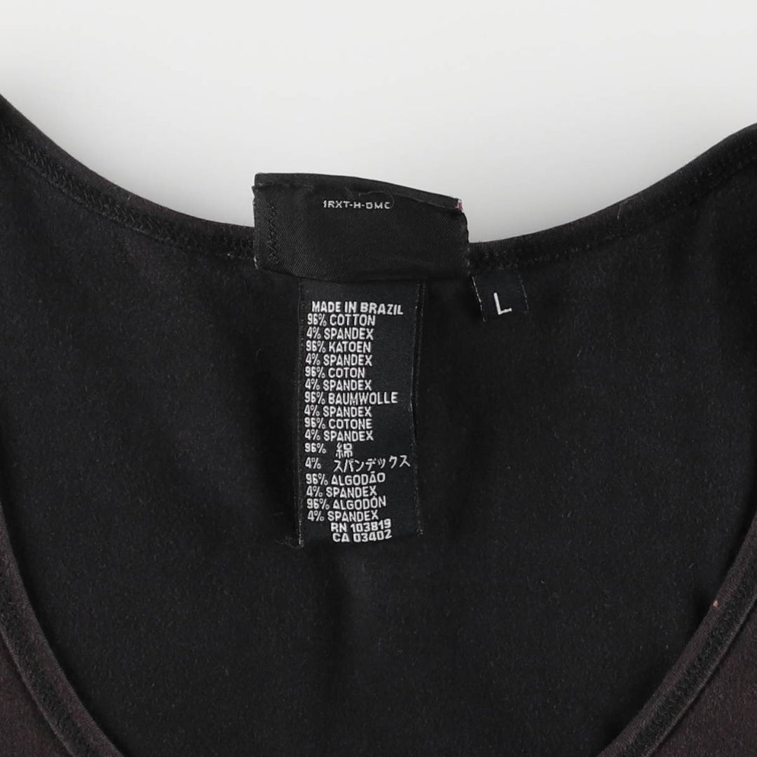 Harley-Davidson Studded Tank Top for Women (Size L) cotton black type Vintage Second Hand