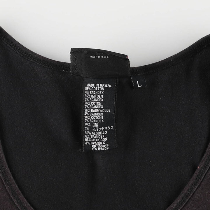 Harley-Davidson Studded Tank Top for Women (Size L) cotton black type Vintage Second Hand