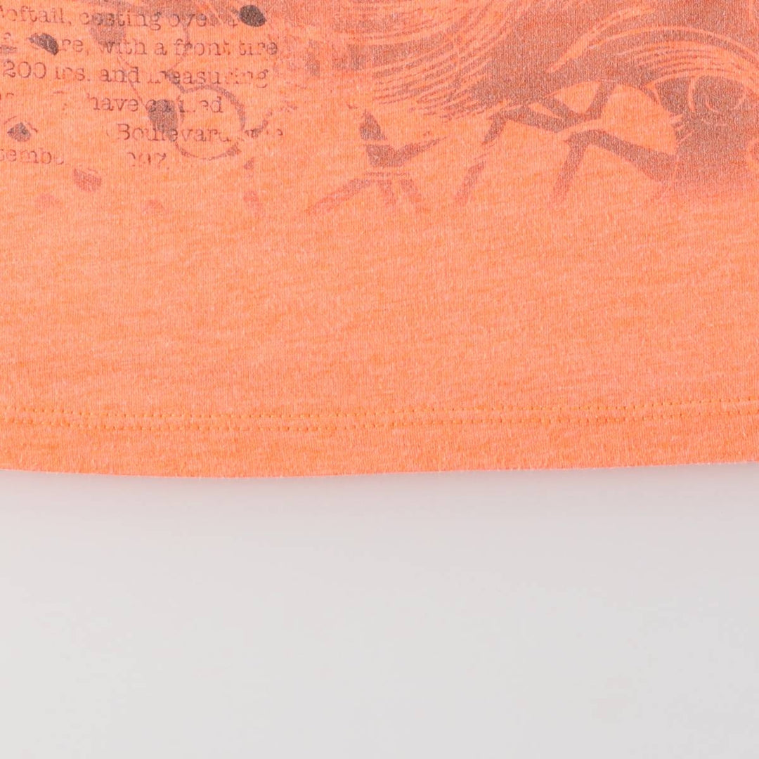 Harley-Davidson Tank Top for Women (Size XS) cotton orange type Vintage Second Hand