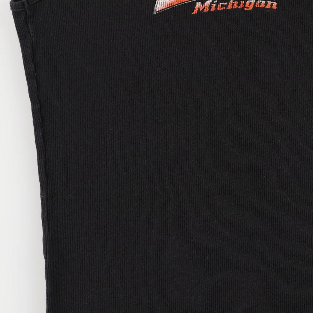 Harley-Davidson Tank Top Made in USA Women's Size L cotton black type Vintage Second Hand