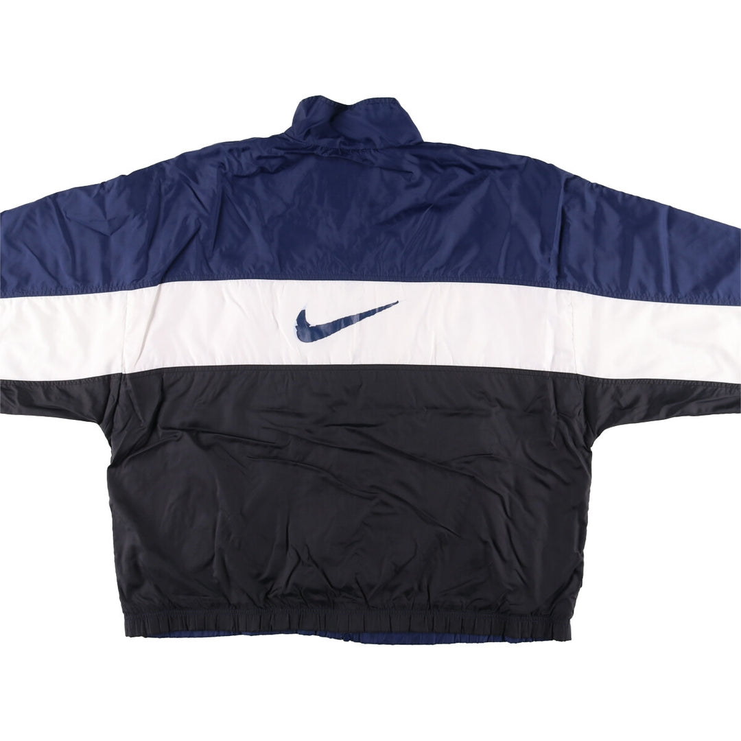 90'S Nike Nylon Jacket Men's XL Nylon navy blue type Vintage Second Hand